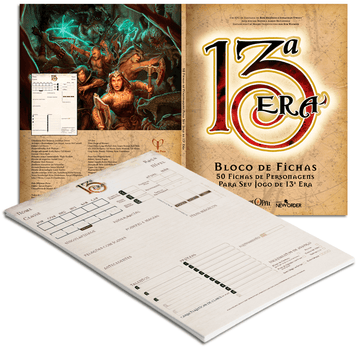 13° Era - Bloco de Fichas - RPG