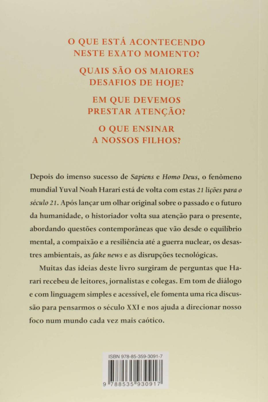 21 Lições Para o Século 21 - Yuval Noah Harari