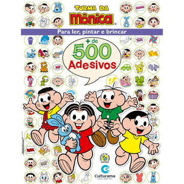 500 ADESIVOS TURMA DA MONICA