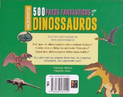 500 fatos fantásticos sobre os dinossauros