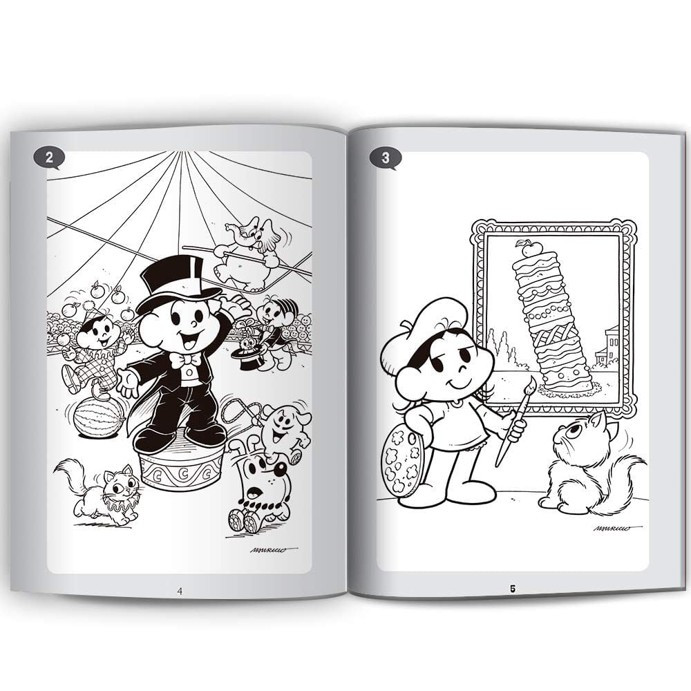 501 DESENHOS PARA COLORIR TURMA DA MONICA