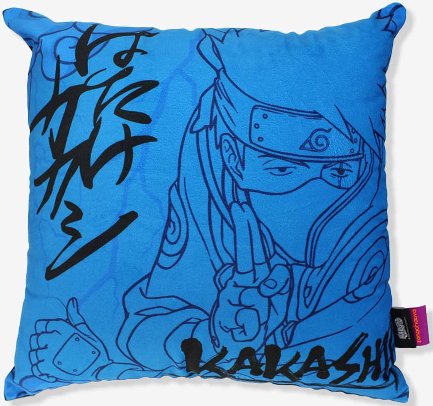 Almofada Fibra Veludo - Kakashi - 40X40cm