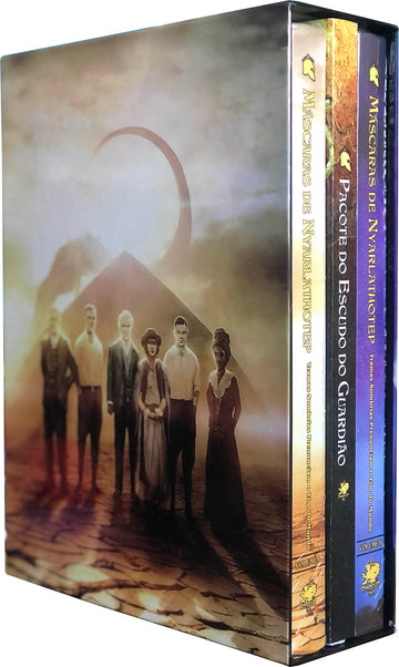 Box Máscaras de Nyarlathotep - Vols.1 e 2 + Pacote de Escudo do Guardião