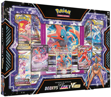 Box Pokémon Coleção de Batalha - Deoxys - VMAX e V-ASTRO