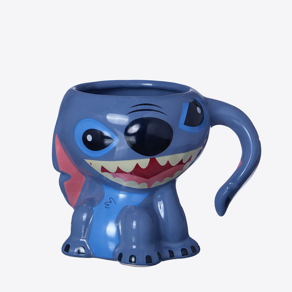 Caneca 3D - Stitch - Orelha de Alça - 250ml