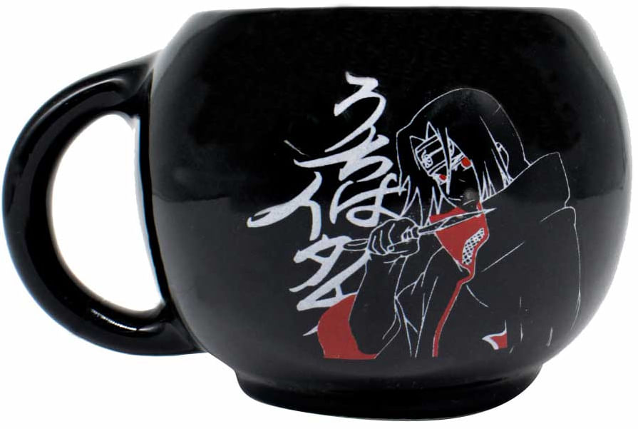 Caneca Formato 3D - Itachi Akatsuki - 450ml