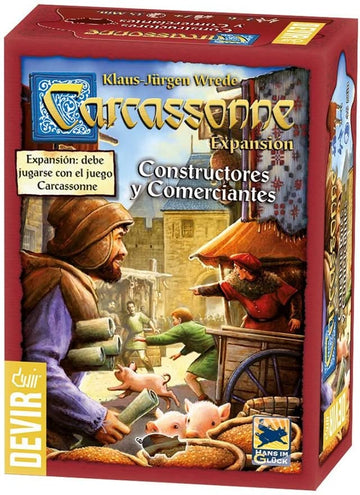Carcassonne Expansão - Comerciantes e Construtores (2º Edição)