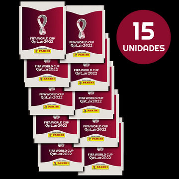 Cartela c/ 15 Envelopes - Copa Do Mundo 2022 -  FIFA WORLD CUP QATAR 2022