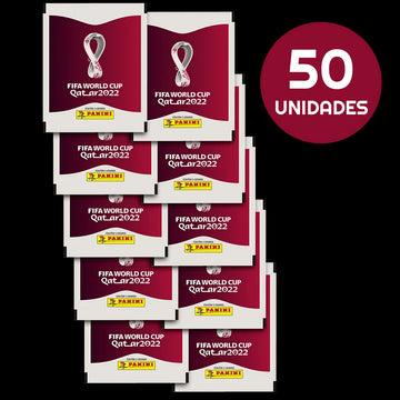 Cartela c/ 50 Envelopes - Copa Do Mundo 2022 -  FIFA WORLD CUP QATAR 2022