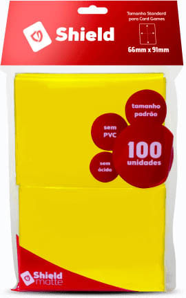 Central Shield - Matte - Amarelo Clássico