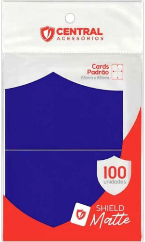 Central Shield - Matte - Azul Marinho