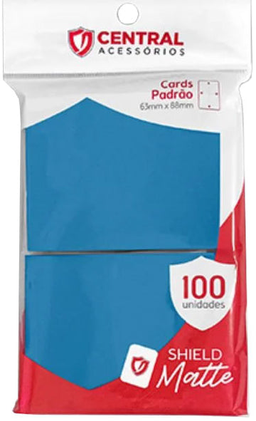 Central Shield - Matte - Azul