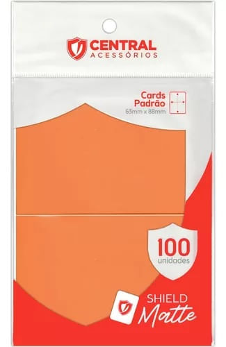 Central Shield - Matte - Laranja Pastel