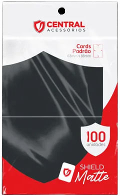 Central Shield - Matte - Preto