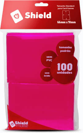 Central Shield - Matte - Rosa Choque Clássico