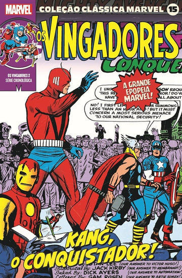 Coleção Clássica Marvel - Vol.15 - Vingadores - Vol.02