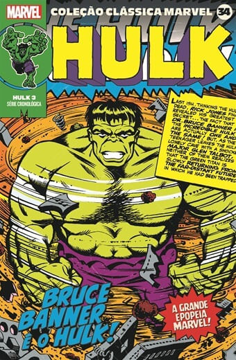 Coleção Clássica Marvel - Vol.34 - Hulk - Vol.03