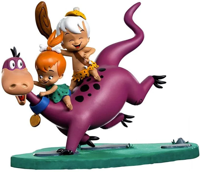 Dino, Peebles, Bamm-Bamm 1/10 - The Flintstones - BDS Art Scale - Iron Studios