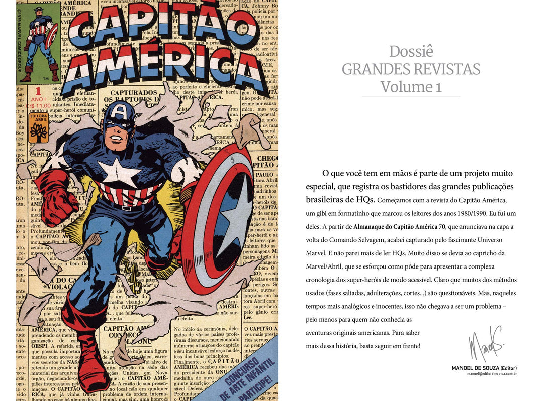 Dossiê Grandes Revistas - Vol.01 - Capitão América (1979-1997)