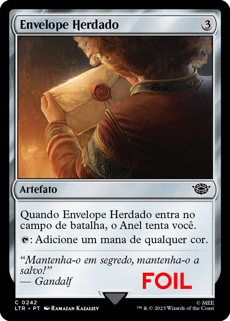 Envelope Herdado