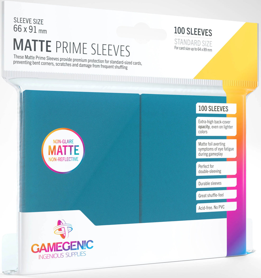 Gamegenic - Matte Prime Sleeves (Azul)