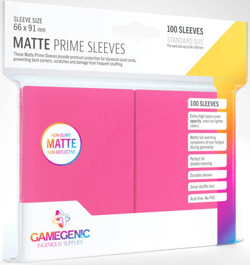 Gamegenic - Matte Prime Sleeves (Rosa)