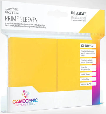 Gamegenic - Prime Sleeves (Amarelo)