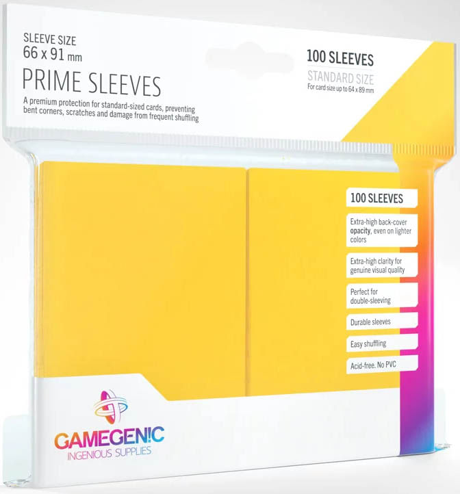 Gamegenic - Prime Sleeves (Amarelo)