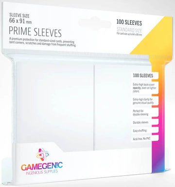 Gamegenic - Prime Sleeves (Branco)