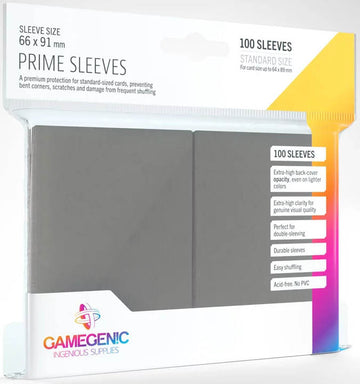 Gamegenic - Prime Sleeves (Cinza)