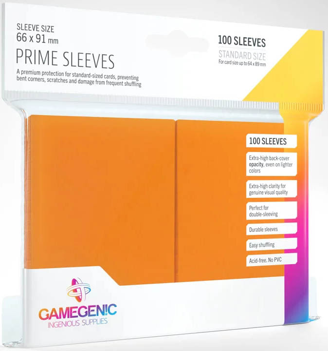 Gamegenic - Prime Sleeves (Laranja)