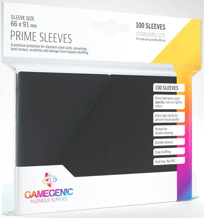 Gamegenic - Prime Sleeves (Preto)