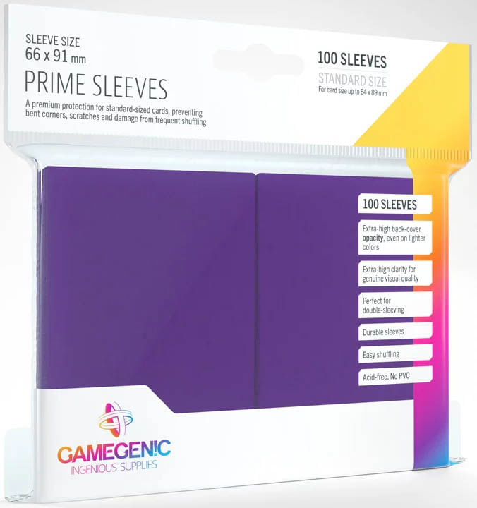 Gamegenic - Prime Sleeves (Roxo)