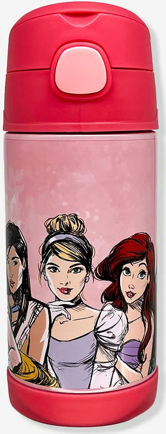 Garrafa Click com Canudo - Princesas - Disney - 300ml