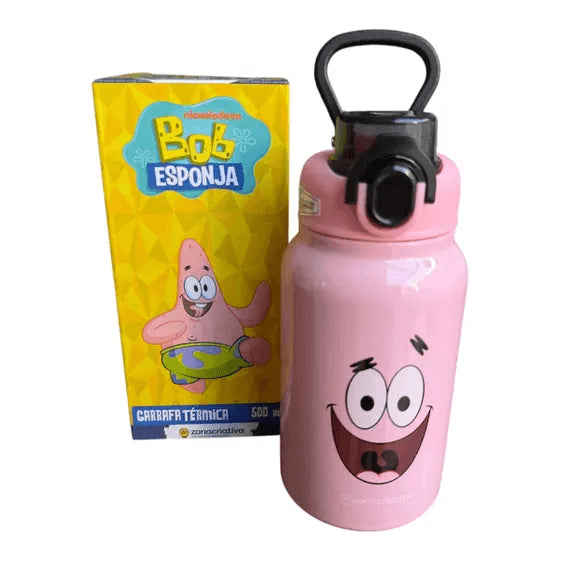 Garrafa Jupiter - Patrick Bob Esponja - 500ml