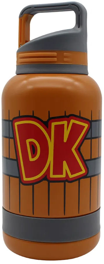 Garrafa com Mosquetão - Barril - Donkey Kong - 500ml