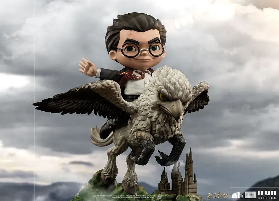Harry Potter and Buckbeak - Harry Potter - MiniCo Illusion - Iron Studios