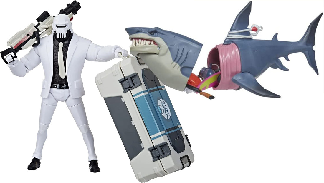 KIT Fortnite - Deluxe Brutus + Shark com Acessórios