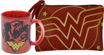 Kit Mulher-Maravilha (Carteira Almoço + Caneca Mágica)