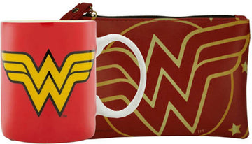 Kit Mulher-Maravilha (Carteira Almoço + Caneca Vermelha)