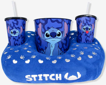 Kit Balde de Pipoca + Almofada + Copos - Stitch