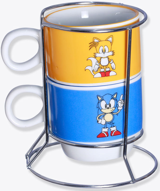 Kit Xícaras C/2pcs - Sonic
