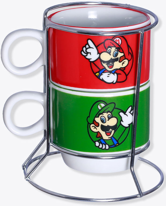 Kit Xícaras C/2pcs - Super Mario