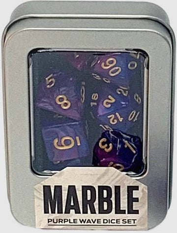 Kit de Dados - Marble - Purple Wave