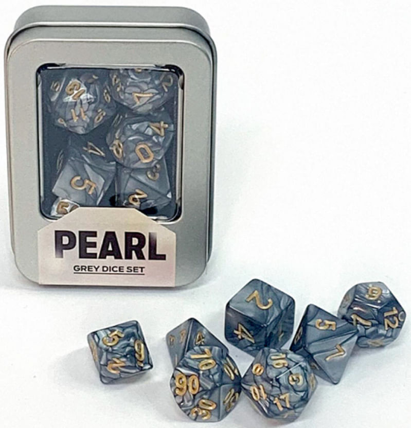 Kit de Dados - Pearl - Grey