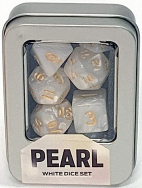 Kit de Dados - Pearl - White