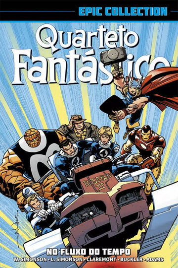 Marvel Epic Collection - Quarteto Fantástico - No Fluxo Do Tempo
