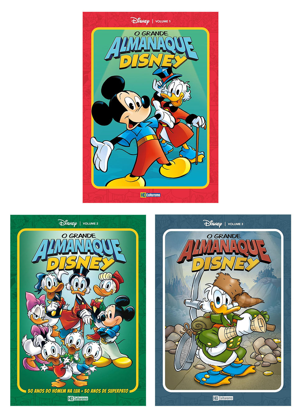 Pack - O Grande Almanaque Disney - Vols.01 ao 03