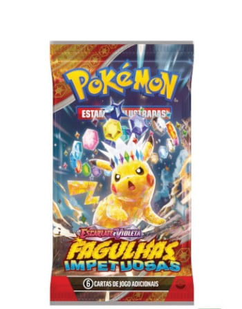Pokémon - Escarlate e Violeta: Fagulhas Impetuosas - Booster Avulso