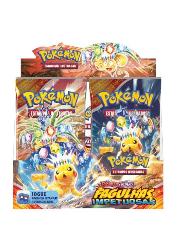 Pokémon - Escarlate e Violeta: Fagulhas Impetuosas - Caixa de Booster
